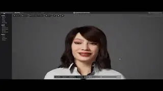 UE4 MetaHuman testing Character Creation on web browser