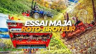 Débroussaillage EXTREME au ROTO-broyeur MAJAR