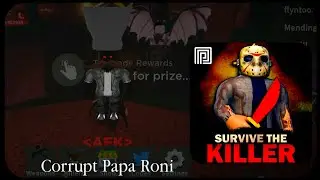 I Redeemed a Corrupt Papa Roni Toy Code in SURVIVE THE KILLER ROBLOX