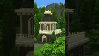 create a gothic style roof in the sims 4! 