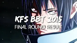 FINAL Result [KFS BBT 2015]