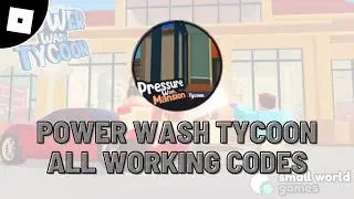 all working codes in Power Wash Tycoon roblox