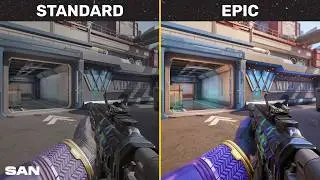 FragPunk | Standart vs Epic | PC Graphic Settings Comparison