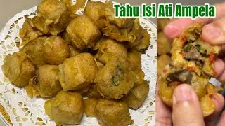 Resep tahu isi ati ampela pedas gurih bikin nagih @DapurBundaErli