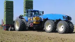 Máquinas modernas agricultura no mundo