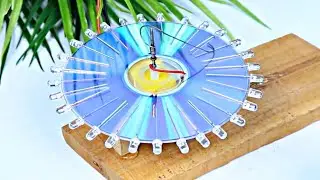 DIY - Awesome Light Project using DC Motor