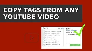 How to View, Copy & Research Tags from Another YouTube Video 2021