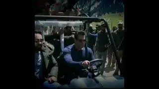 Salman khan driving in kashmir along with bodygaurd Shera & Jacqueline Fernandez