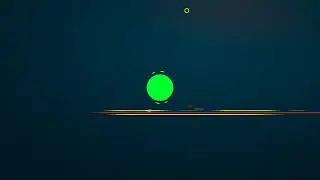 circle logo intro green screen - red and yellow