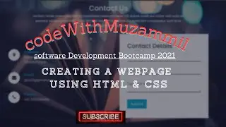 responsive webpage design using HTML and CSS  |Web App Bootcamp
