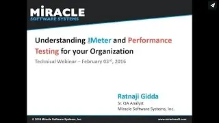 Understanding JMeter and Performance Testing for your Organization | Technical Webinar