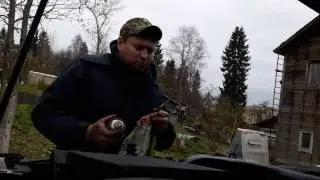 Ниссан патфайндер.чистка свечей накаливания