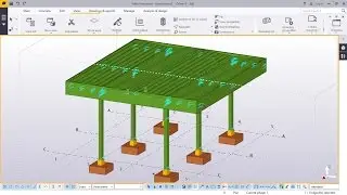 Fuel Station Structure Modelling Part - 4 in Tekla Structures