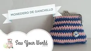 Como hacer un monedero de ganchillo #DIY