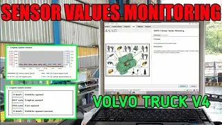 Engine Performance Diagnostics On VOLVO FMX 440 - SENSOR VALUES MONITORING