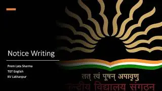 Notice Writing