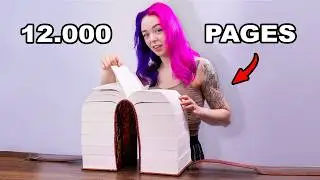 I made a 12,000 page bookbinding abomination