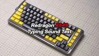Redragon ELF K649 78% Wired Gasket RGB Gaming Keyboard Sound Test