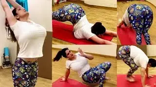 Zareen Khan Hot Yoga video | Zareen Khan Busty Boobs | Zareen Khan Big Ass | Zareen Khan live