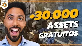 😲30.000 mil assets GRATUITOS para o Blender - Blender Market
