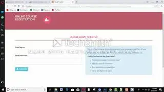 Freeproject24:Online Course Registration System in php