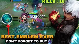 16 KILLS + LEGENDARY !! UNSTOPPABLE GUSION IMMORTAL BUILD 2024 | GUSION K' GAMEPLAY | MLBB