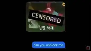 Can you unblock me? Please.