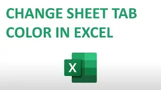How to Change Sheet Tab Color in Microsoft Excel
