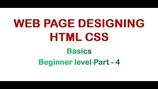 HTML Basic Attributes Part - 1