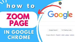 HOW TO ZOOM PAGE IN GOOGLE CHROME ✅