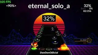 [DF GHX] Cry For Eternity by Dragonforce Eternal Solo A 90% Speed