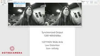 OV9281 Binocular Camera Module USB3.0 Monochrome 1280x400@60fps Synchronized