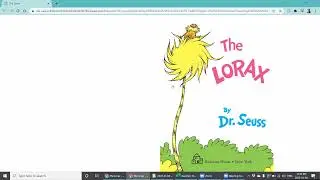 The Lorax by Dr Suess - Read Aloud by 8 Year Old - Book for Young Readers - Inspired by Brightlytime