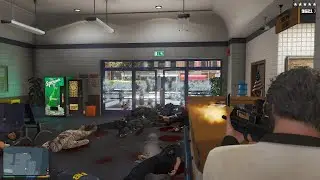 GTA V Trevor's Police Station Attack + Five Star Escape(VE:DGA 3.1.1)