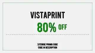Vistaprint Promo Code 2025 August