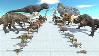 Dinosaurs War - Dinosaurs vs Mammals - Animal Revolt Battle Simulator