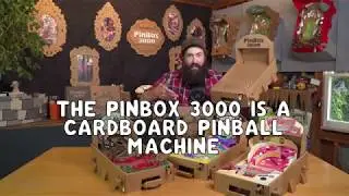Pinball Wizard: PinBox 3000 Cardboard Pinball Machine Kit