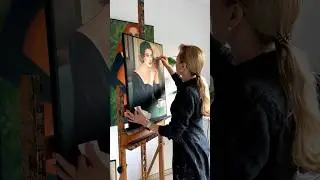 Bildentstehung „Nostalgic Moments“ - Acrylmalerei #malen #acrylicpainting