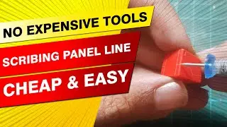 CUSTOM PANEL LINE ON GUNDAM ガンダム MODEL - SCRIBING GUNPLA TUTORIAL