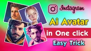 how to make EASY Ai Avatar Instagram trend | in hindi by AD Tech Zone | ai avatar generator