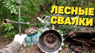 Рейд по свалкам. Нашел 12 кг алюминия и медь на свалке в лесу!
