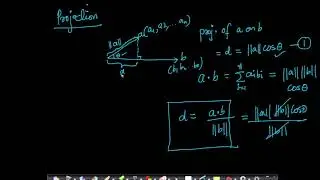 Projection and Unit Vector