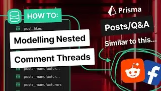 Setting up the database models for posts & nested comments - similar to reddit