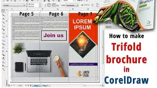 trifold brochure design in coreldraw for printing