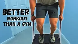 Home LEG Workout w/ Resistance Bands & Clench Footplate