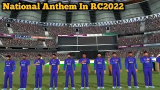 IND vs PAK Match National Anthem 🇮🇳 In RC 2022 | Gameplay Video | Real Cricket 2022