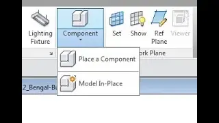 model in place in revit