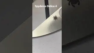 Mirror polish Spyderco Delica 4: Work-sharp adjust elite.  NO LAPPING FILM!!!!
