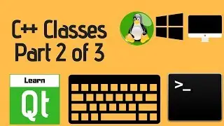 Qt C++ Gui Tutorial : Working with Classes Part 2 of 3 | Course Preview