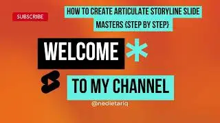 How To Create Articulate Storyline Slide Masters {Step by step}